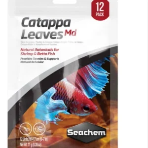 Hojas de Catappa medium. Pack 12 unid. Seachem